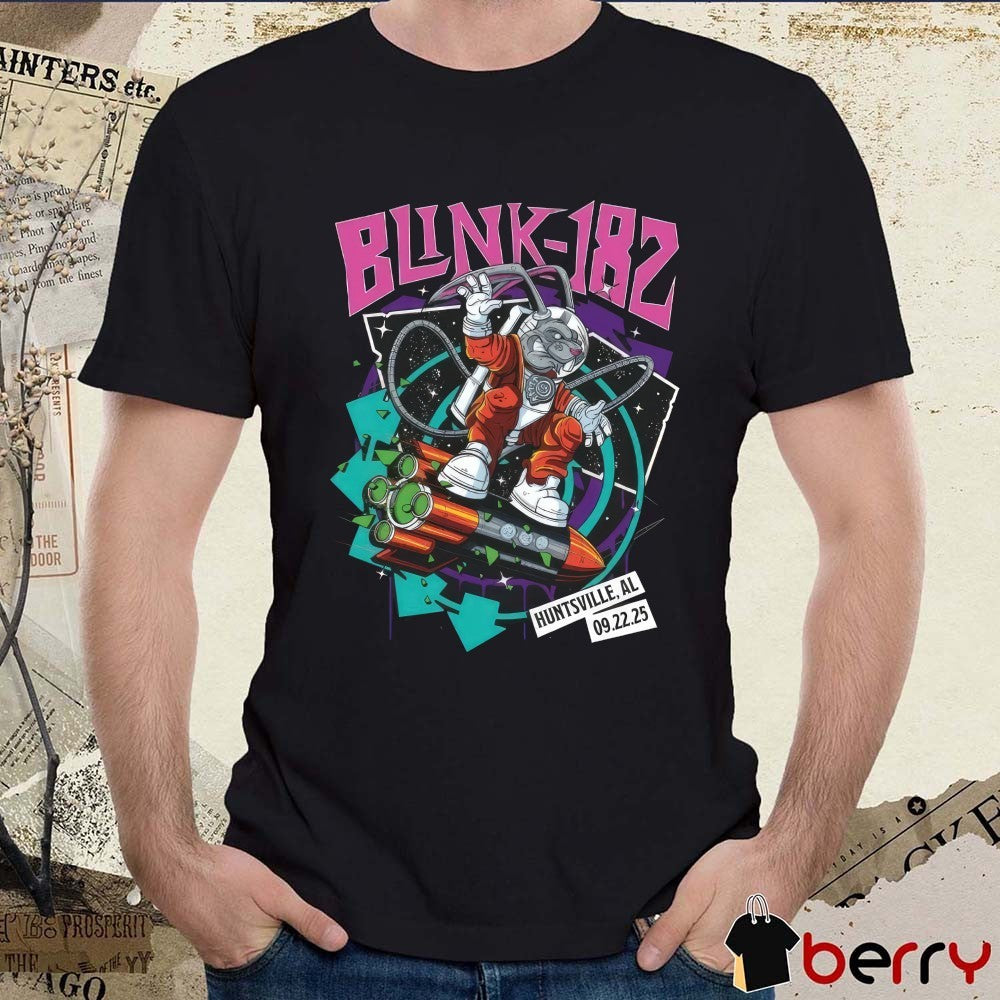 Blink-182 Huntsville Alabama Venue Live At The On September 22 2025 Fanart t-shirt