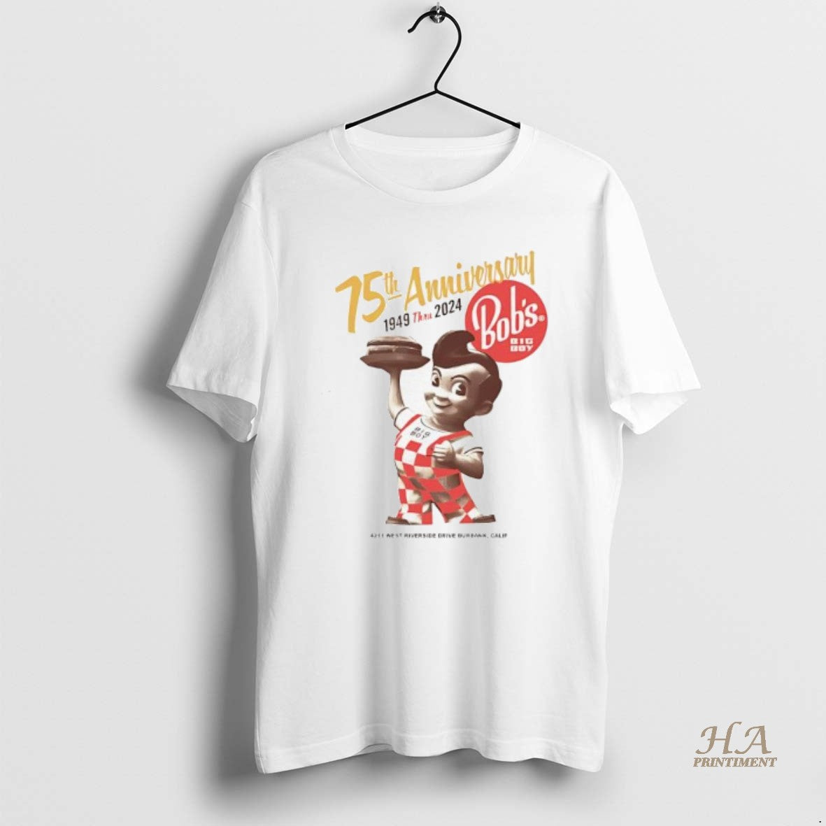Official Bobs Big Boy 75th Anniversary 1949 There 2024 T-Shirts, Hoodie, Sweatshirt | InkNestWear.com