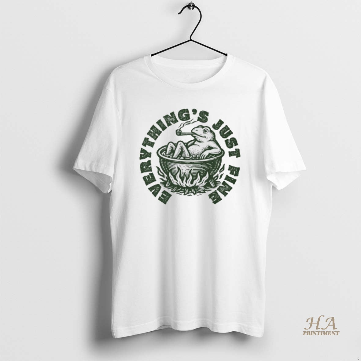 Official Boiling Frog Everythings Just Fine T-Shirts, Hoodie, Sweatshirt | InkNestWear.com