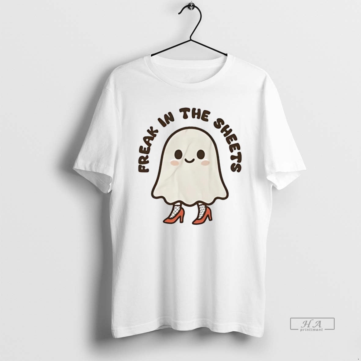 Official Boo Ghost High Heels Freak In The Sheets Halloween
