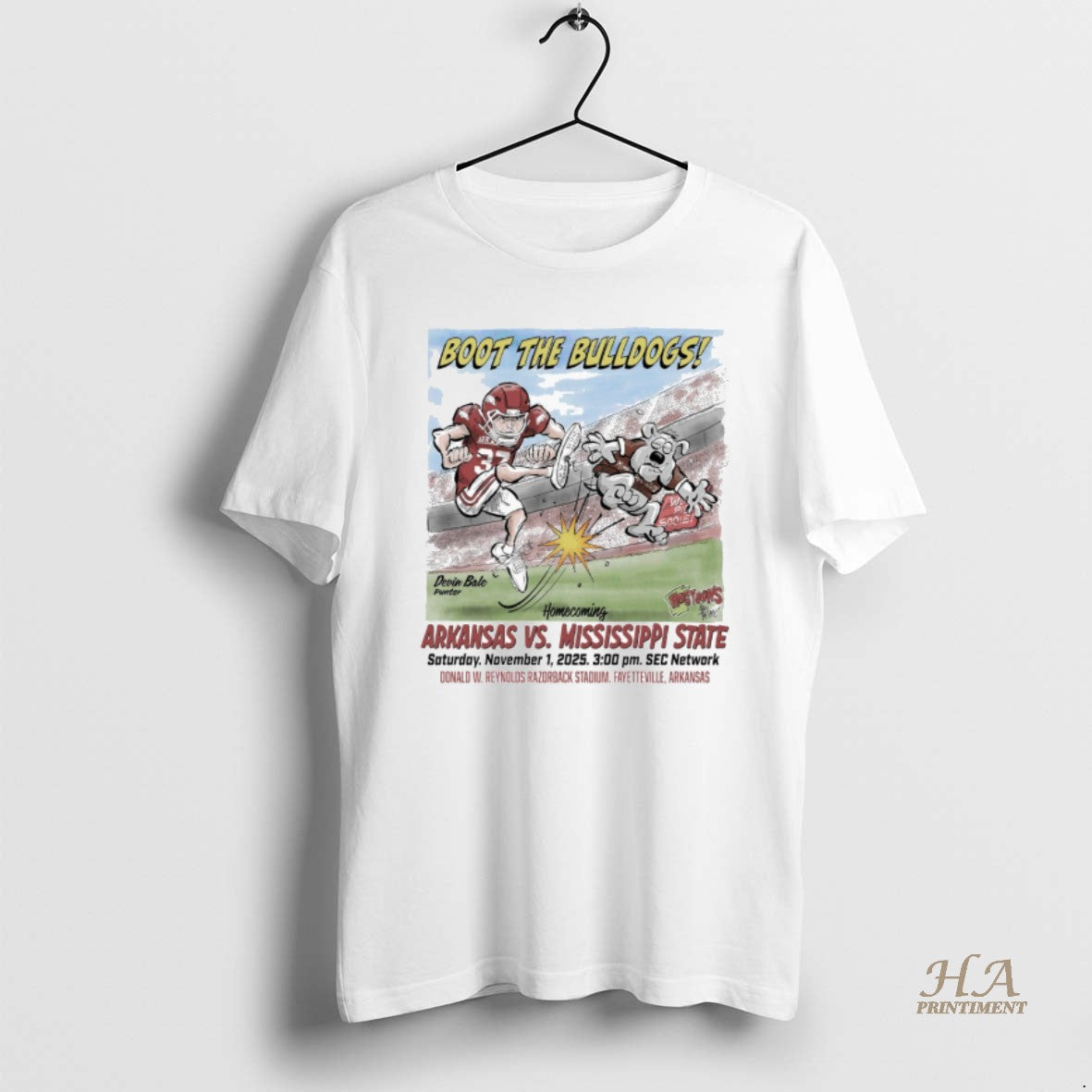 Official Boot The Bulldogs Arkansas Vs Mississippi State Homecoming November 1 2025 Fayetteville Ar T-Shirts, Hoodie,...