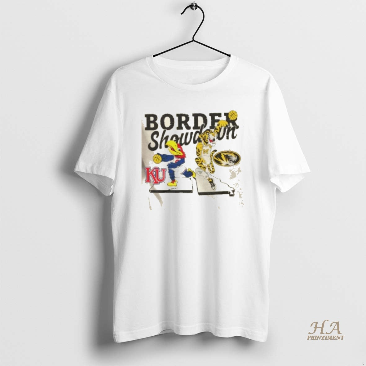 Official Border Showdown Kansas Jayhawks Vs Missouri Tigers T-Shirts, Hoodie, Sweatshirt | InkNestWear.com