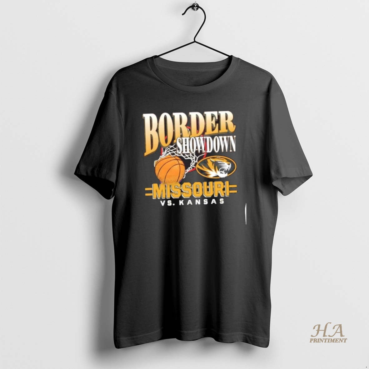 Official Border Showdown Missouri Tigers Vs Kansas Jayhawks Basketball T-Shirts, Hoodie, Sweatshirt | InkNestWear.com