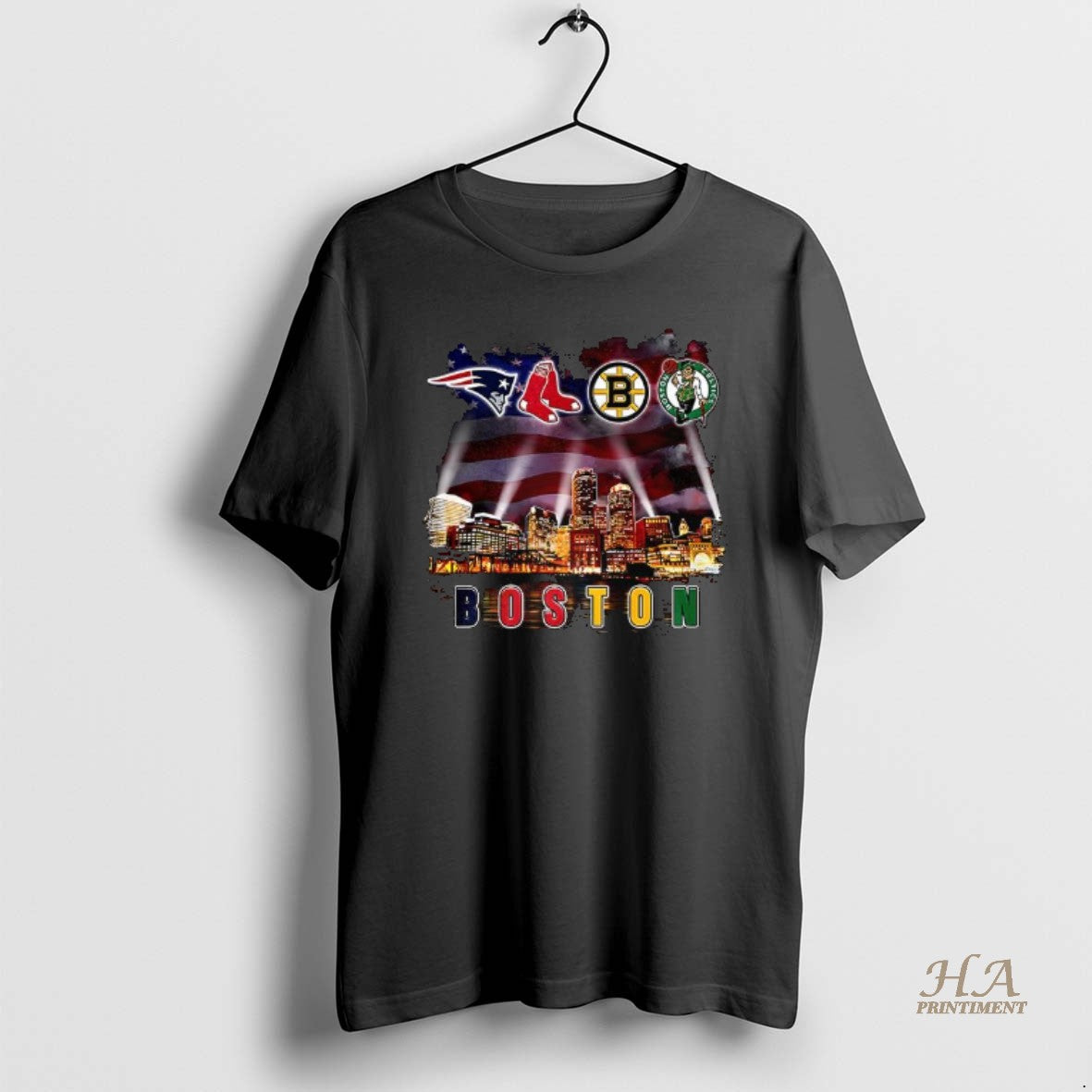 Official Boston Sports Light City Skyline T-Shirts, Hoodie, Sweatshirt | InkNestWear.com