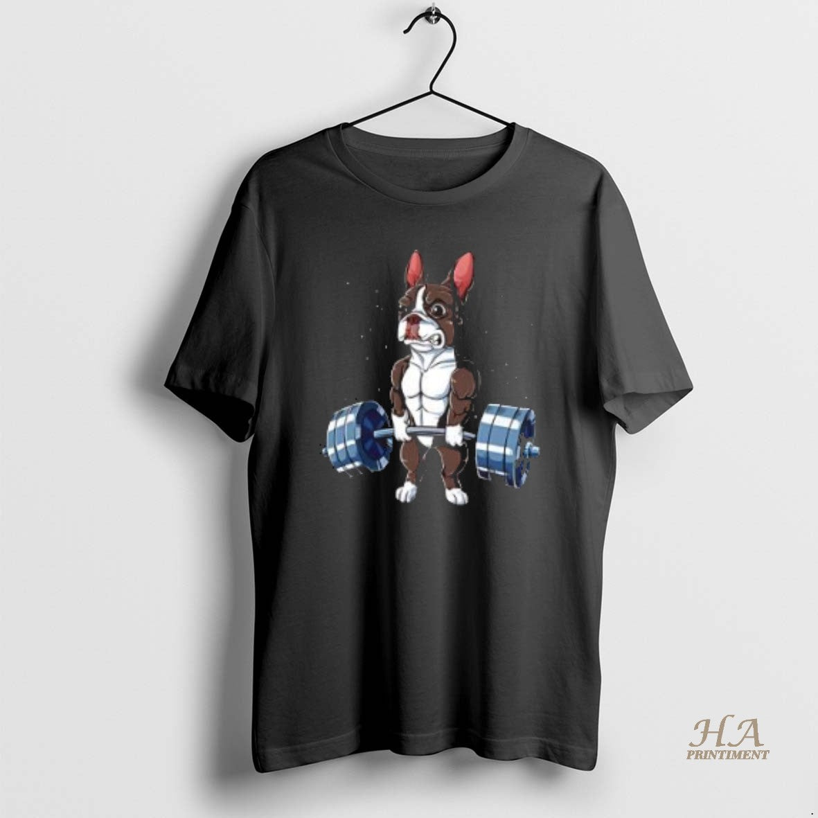 Official Boston Terrier Weightlifting Vintage Gym T-Shirts, Hoodie, Sweatshirt | InkNestWear.com