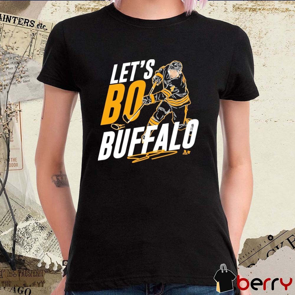 Bowen Byram Lets Bo Buffalo Sabres 2026 NHL Hockey Defenseman Signature t-shirt
