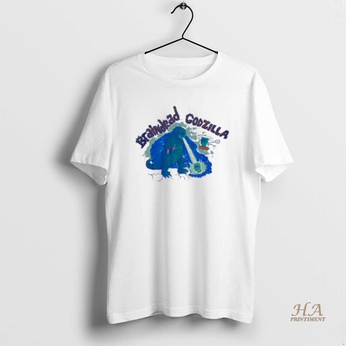 Official Brain Dead X Godzilla Ringer T-Shirts, Hoodie, Sweatshirt | InkNestWear.com