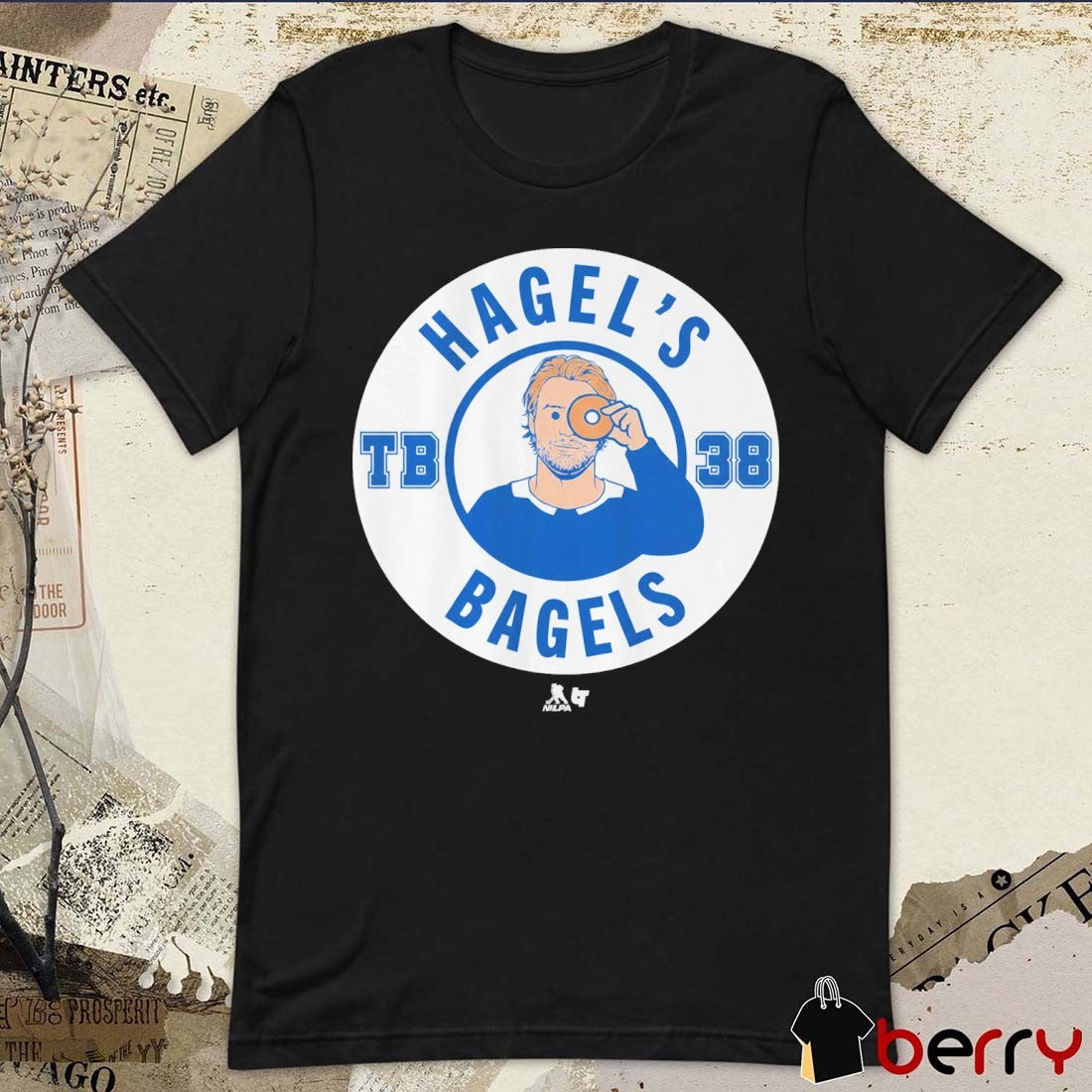 Brandon Hagel Bagel Shop Tampa Bay Lightning Hockey t-shirt