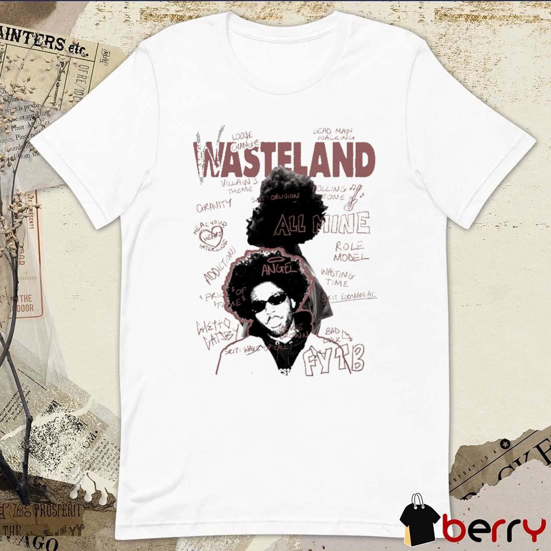 Brent Wasteland Sketchbook Dead Man Walking All Mine Wasting Time t-shirt