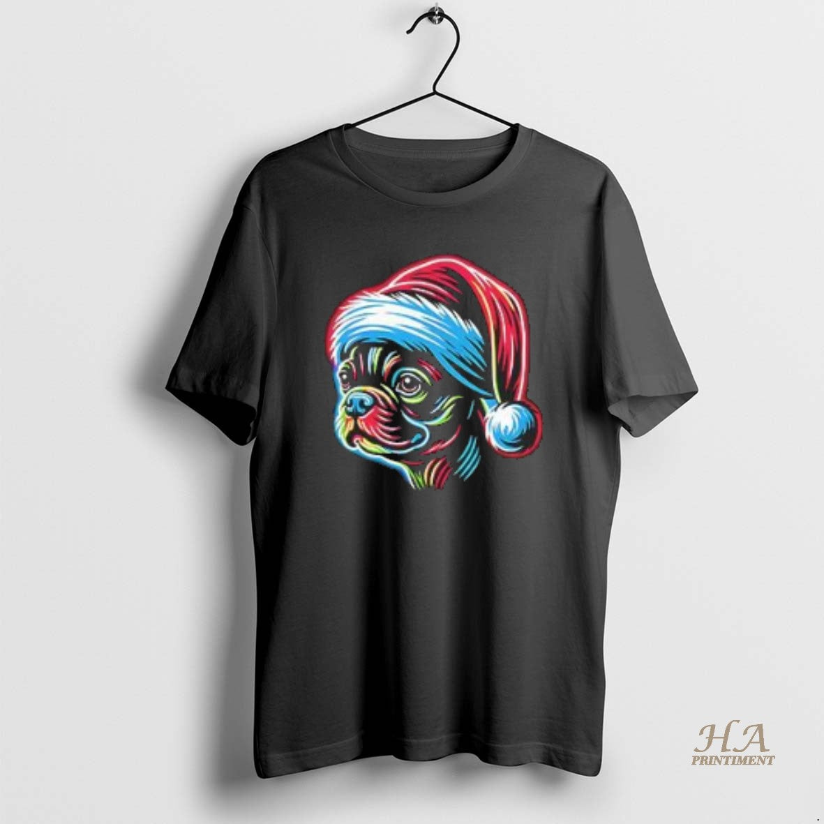 Official Bright Boston Holiday Santa Pup Style 2025 T-Shirts, Hoodie, Sweatshirt | InkNestWear.com