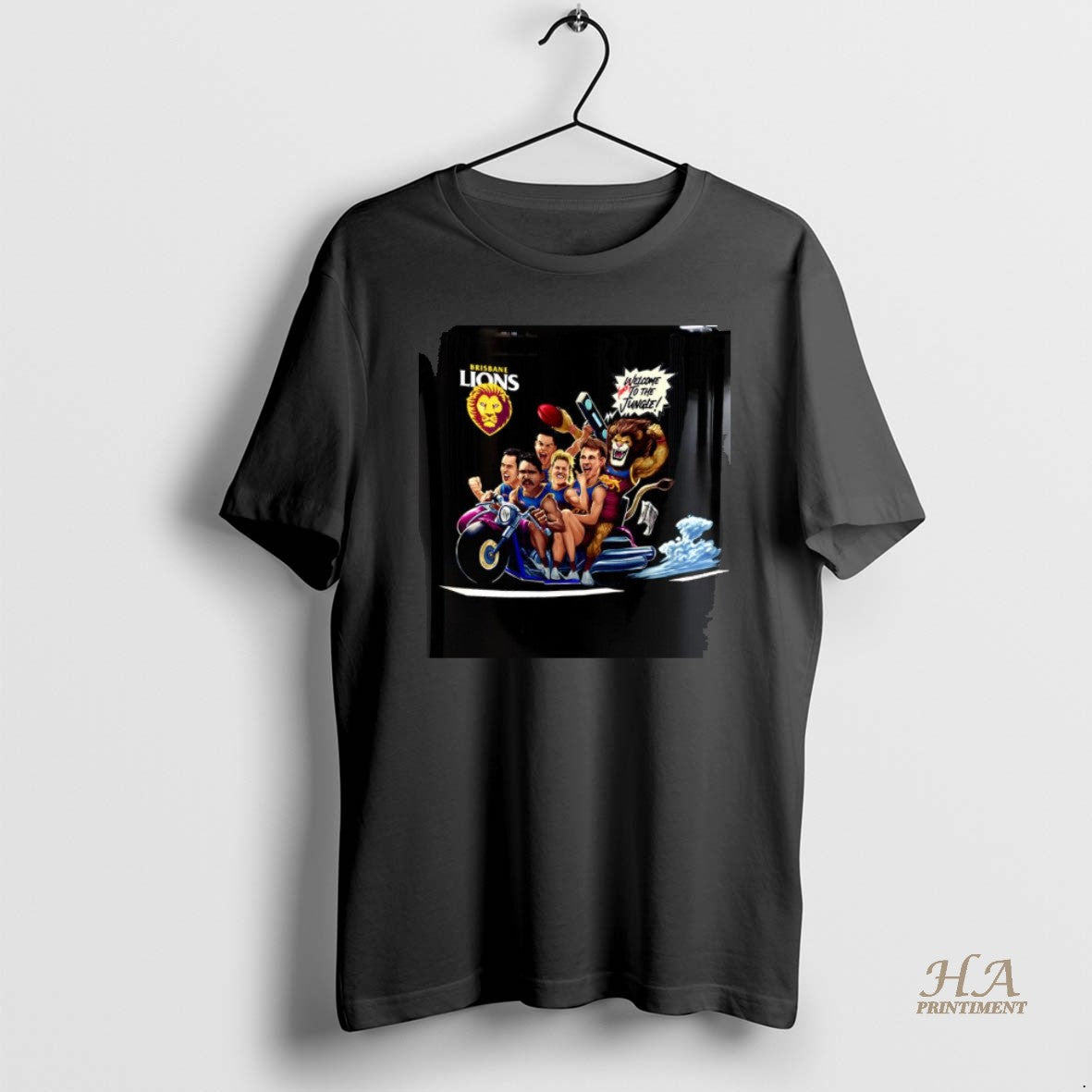 Official Brisbane Lions Football Club Grange Team Welcome To Jungle T-Shirts, Hoodie, Sweatshirt | InkNestWear.com