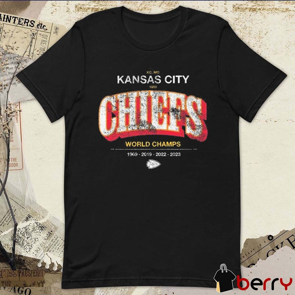 Brittany Mahomes x NFL Kansas City Chiefs Game Day World Champs Vintage t-shirt