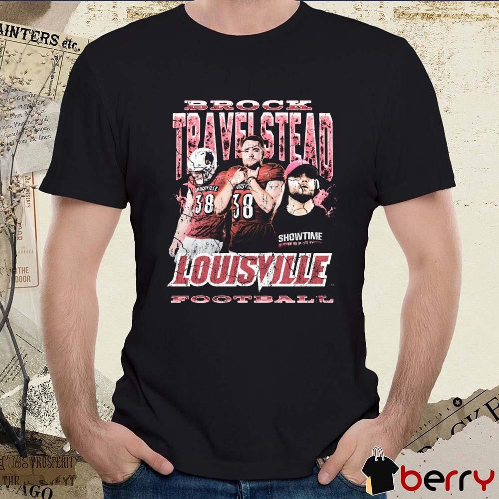 Brock Travelstead Louisville Cardinals Football 90s Graphic t-shirt