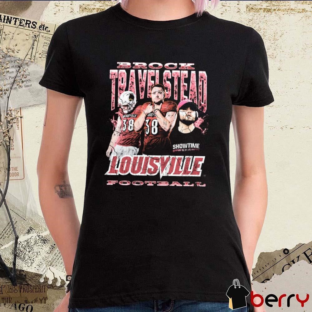 Brock Travelstead Louisville Cardinals Football 90s Graphic t-shirt