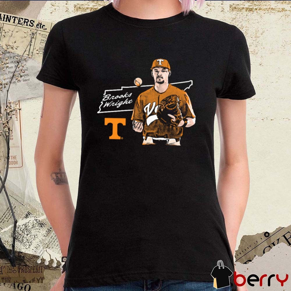 Brooks Wright Hometown Hero Tennessee Vols Baseball NCAA Division I t-shirt