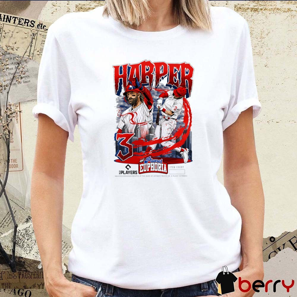 Bryce Harper V3 Philadelphia Phillies MLB Planet Euphoria Art 2026 t-shirt