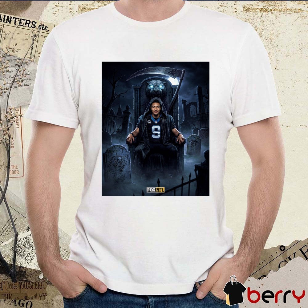 Bryce Young Carolina Panthers Clinching NFC South Division Title Fox NFL Poster t-shirt