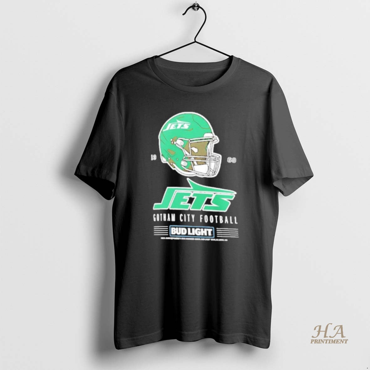 Official Bud Light X New York Jets Gotham City Football Helmet T-Shirts, Hoodie, Sweatshirt | InkNestWear.com