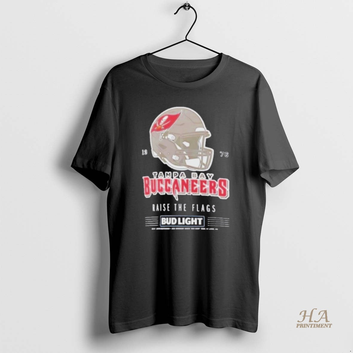 Official Bud Light X Tampa Bay Buccaneers Raise The Flags Helmet T-Shirts, Hoodie, Sweatshirt | InkNestWear.com