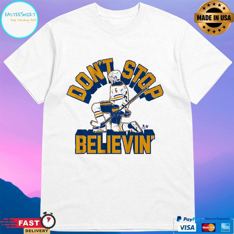 Buffalo Sabres Zach Benson Don’t Stop Believin’ T-shirt