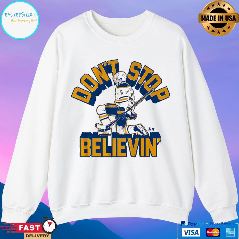 Buffalo Sabres Zach Benson Don’t Stop Believin’ T-shirt