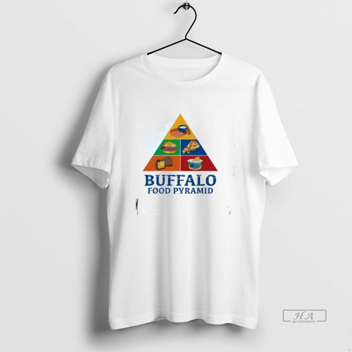 Official Buffalo Food Pyramid Chicken Wings Burger Pizza Sandwich Milano T-Shirts, Hoodie, Sweatshirt | InkNestWear.com
