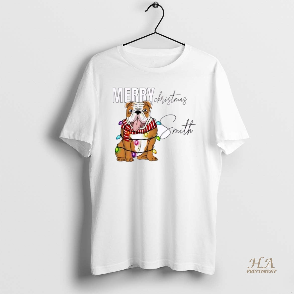 Official Bulldog Xmas Babys First Christmas Personalized Ornaments White T-Shirts, Hoodie, Sweatshirt | InkNestWear.com