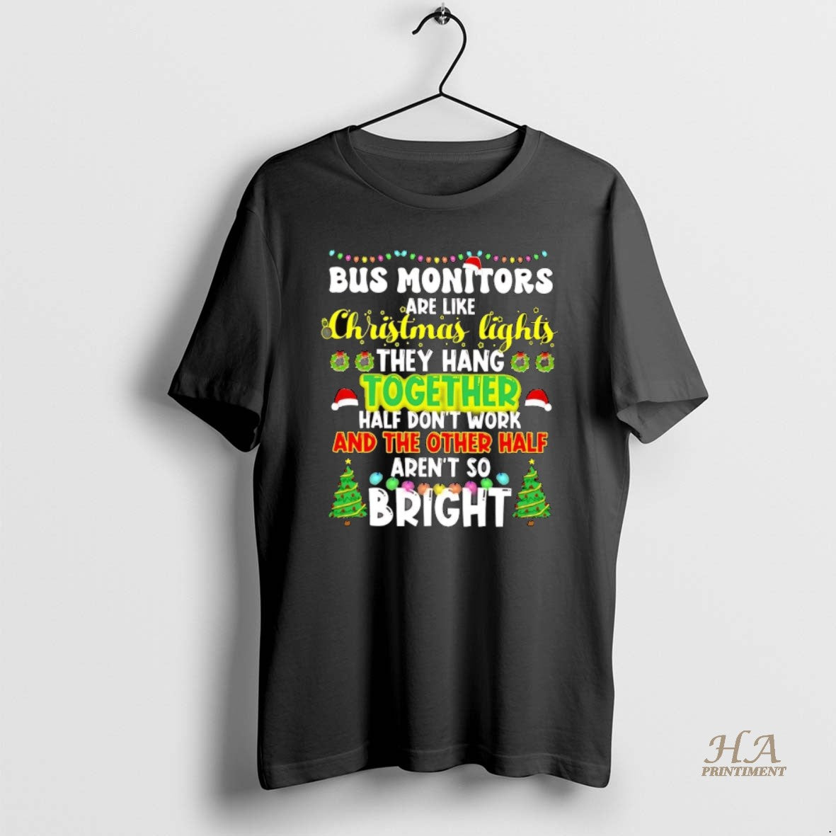 Official Bus Monitors Are Like Christmas Lights T-Shirts, Hoodie, Sweatshirt | InkNestWear.com