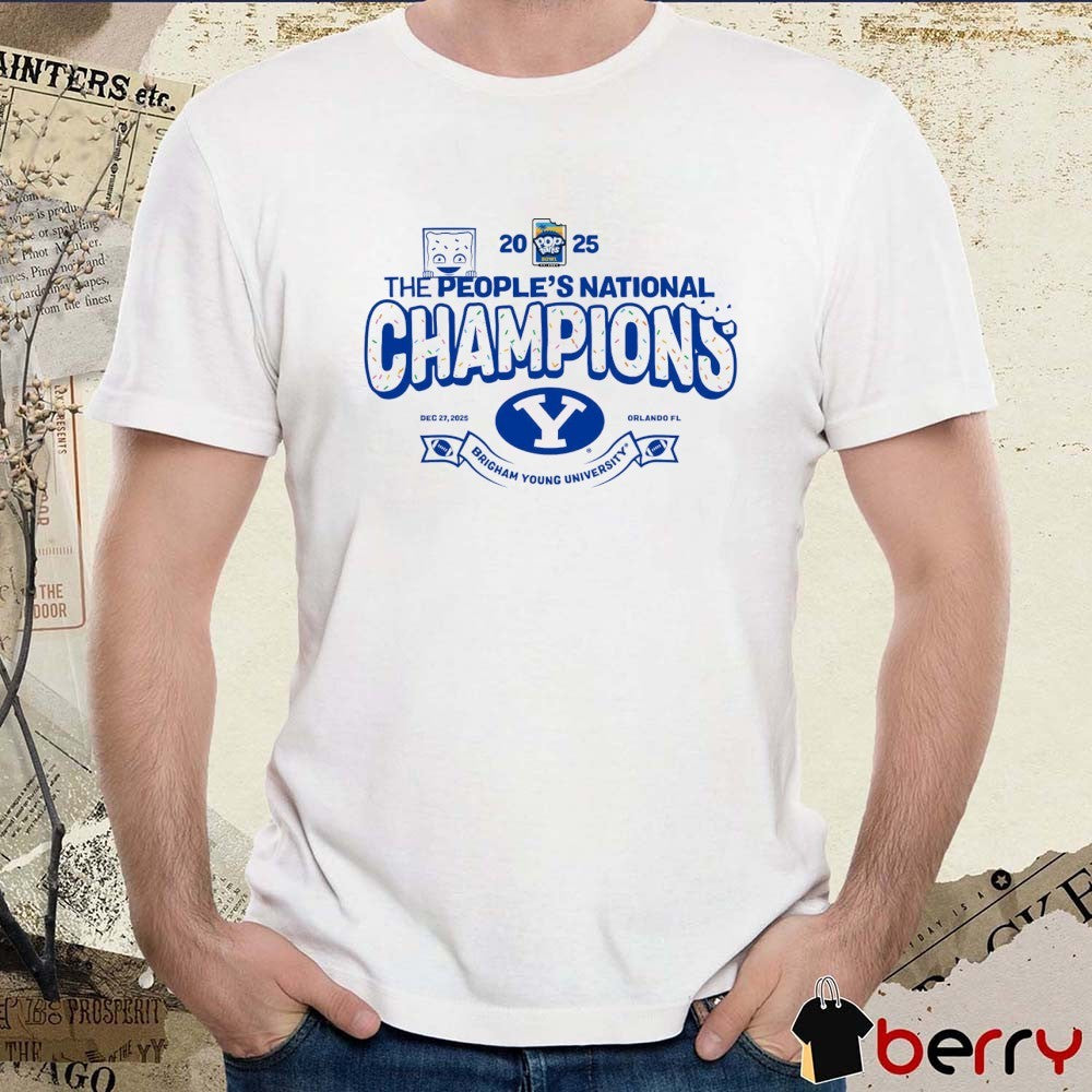 Byu Cougars 2025 Pop-Tarts Bowl The People’s National Champions Brigham Young University Orlando FL t-shirt