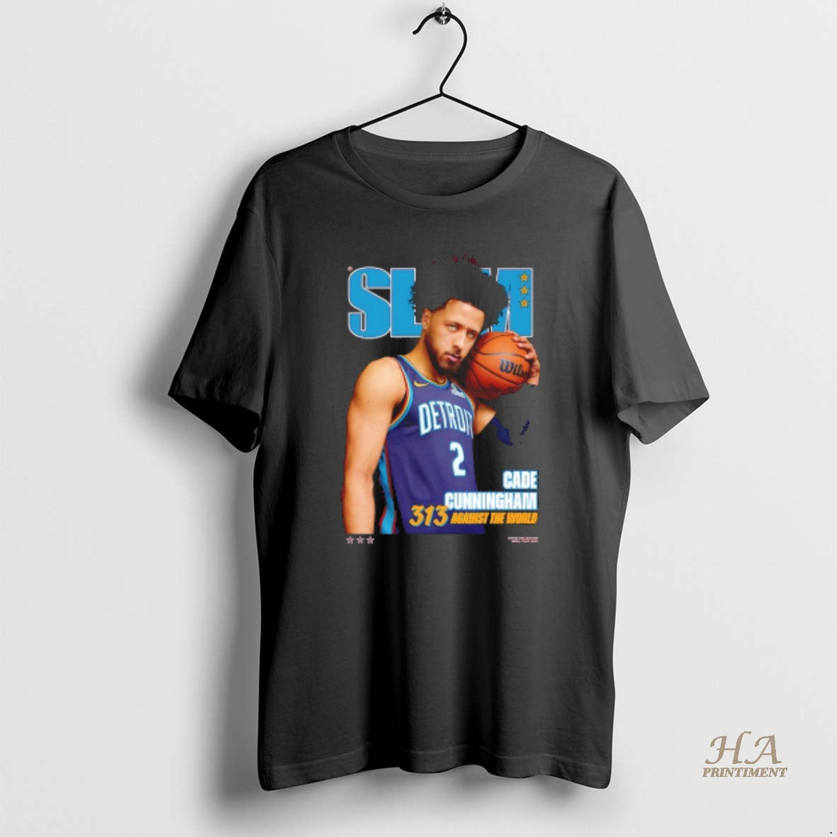 Official Cade Cunningham Detroit Pistons Slam Maroon Cover T-Shirts, Hoodie, Sweatshirt | InkNestWear.com