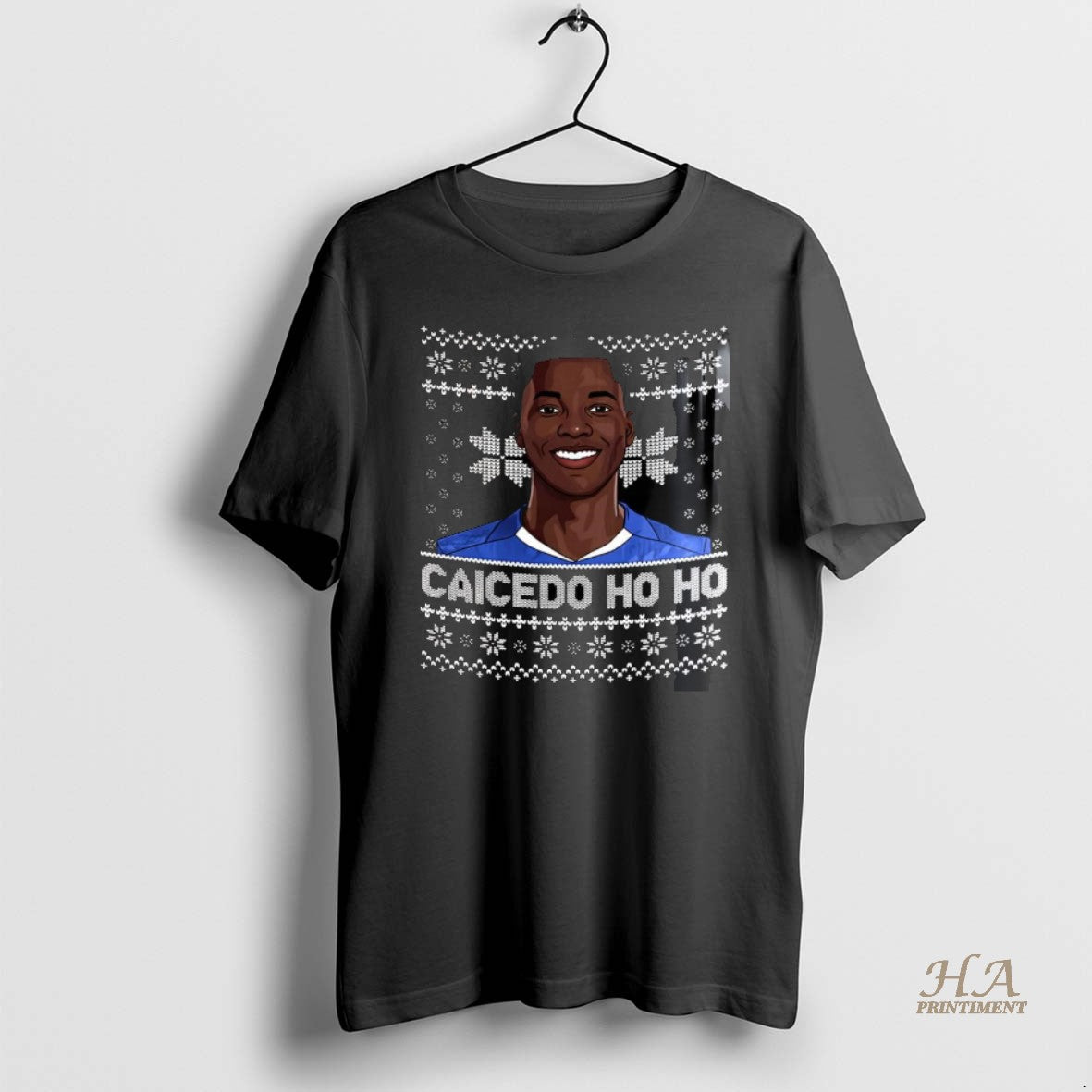 Official Caicedo Chelsea Fc Ho Ho Moises Caicedo Ugly Christmas T-Shirts, Hoodie, Sweatshirt | InkNestWear.com