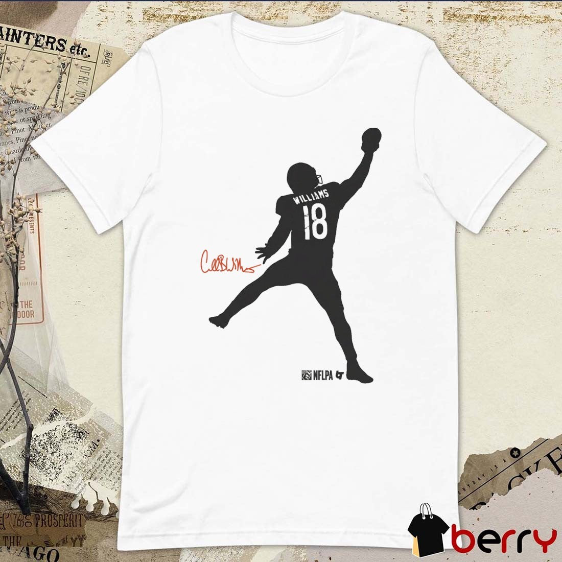 Caleb Williams Iceman Silhouette Chicago Bears NFL Signature t-shirt