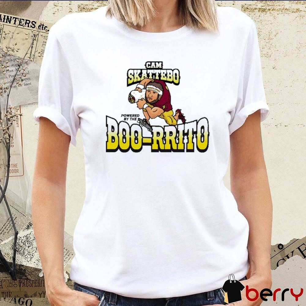 Cam Skattebo Boo-rrito Arizona State Sun Devils Caricature t-shirt