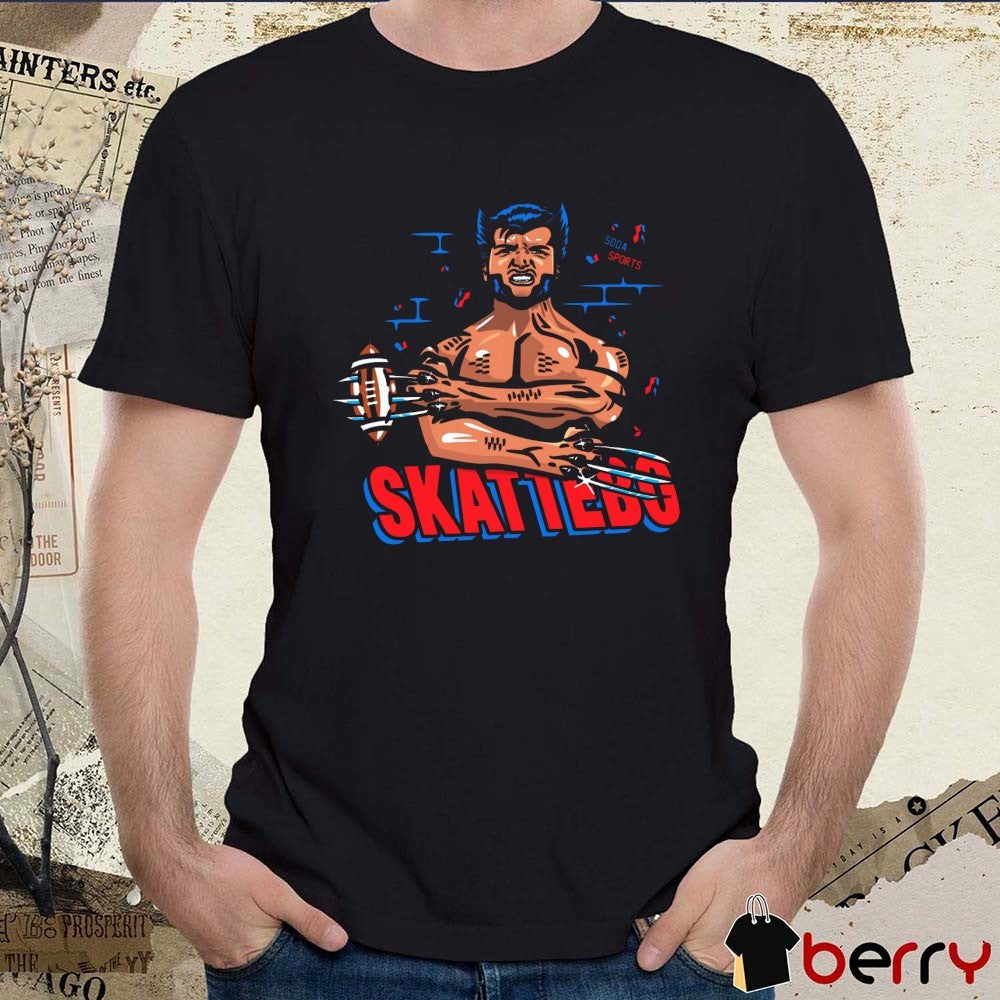 Cam Skattebo New York Giants Xmen Wolverine Fanart t-shirt