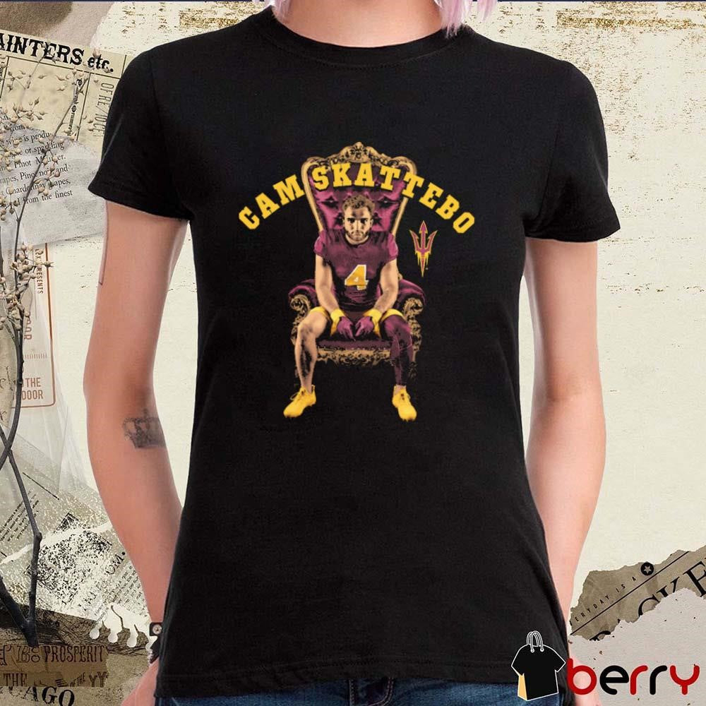 Cameron Skattebo Arizona State Sun Devils King Cam Crew Graphic t-shirt