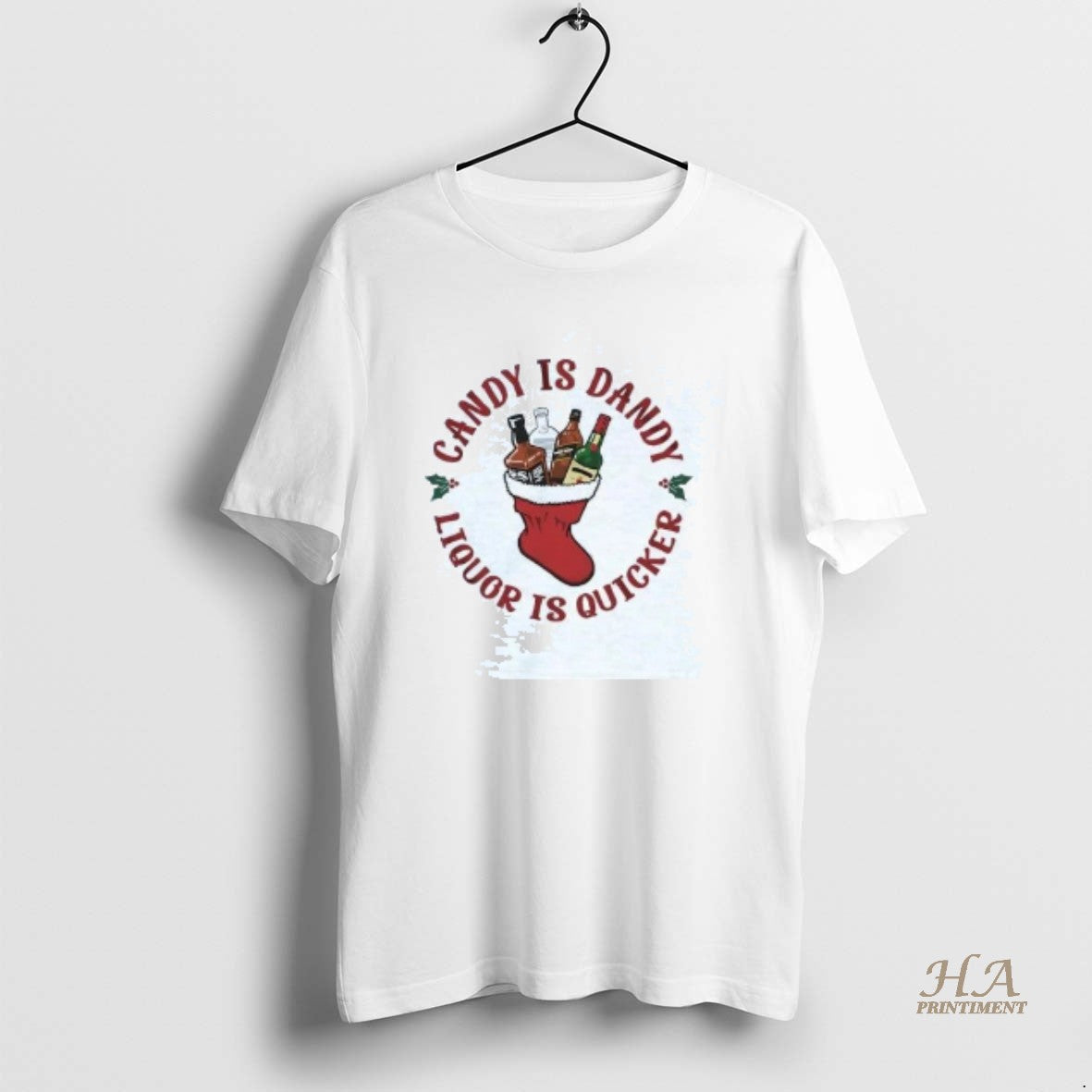 Official Candy Is Dandy Liquor Is Quicker Sox Holly Christmas T-Shirts, Hoodie, Sweatshirt | InkNestWear.com
