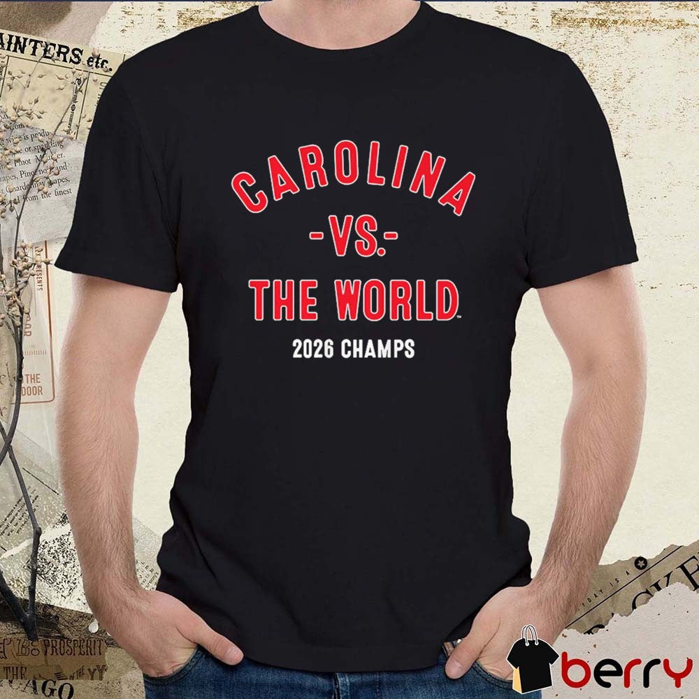 Carolina Hurricanes NHL Hockey vs. The World 2026 Champs t-shirt