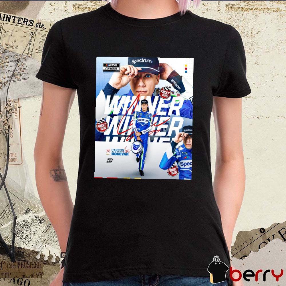 Carson Hocevar Champion 2026 Talladega Superspeedway Winner NASCAR Cup Series Signature Poster t-shirt
