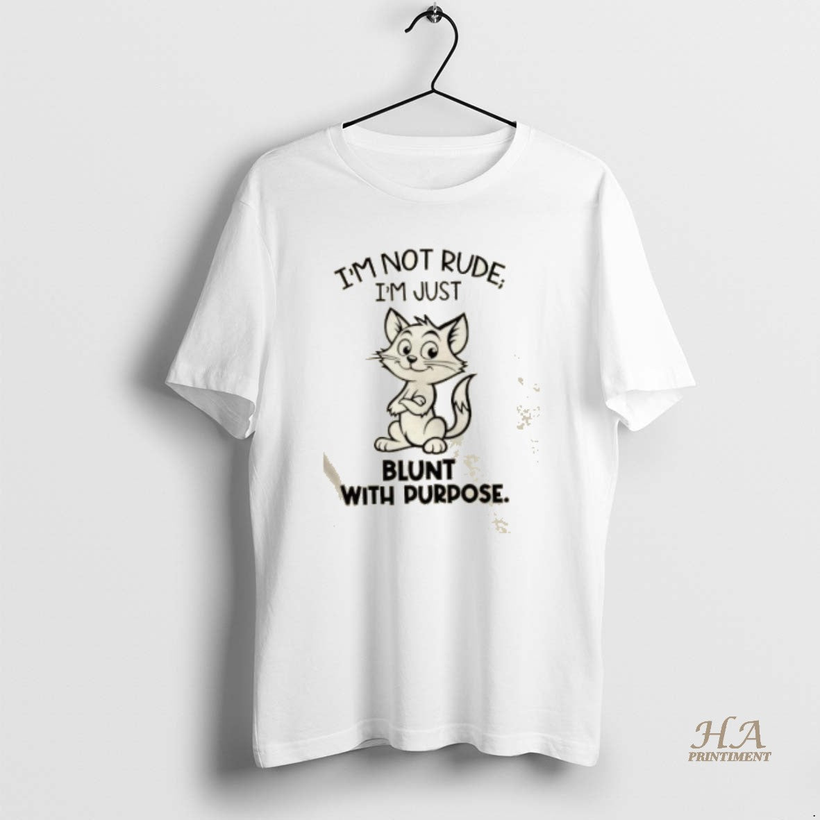 Official Cat Im Not Rude Im Just Blunt With Purpose T-Shirts, Hoodie, Sweatshirt | InkNestWear.com