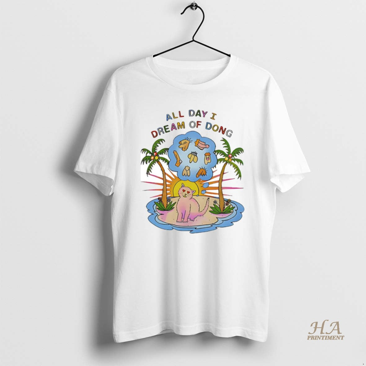 Official Cat All Day I Dream Dong T-Shirts, Hoodie, Sweatshirt