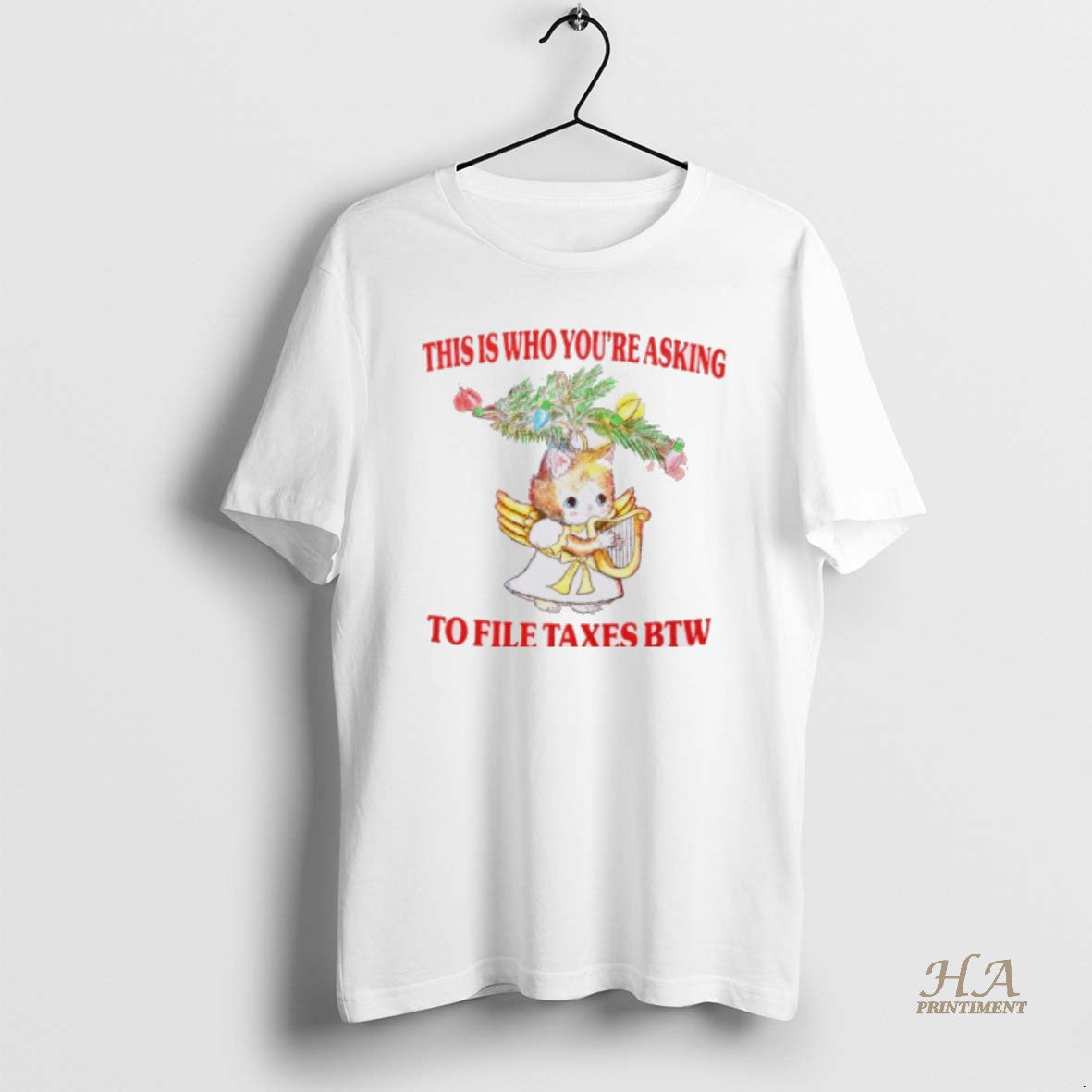 Official Cat This Is Who Youre A Sking To File Taxes Btw T-Shirts, Hoodie, Sweatshirt | InkNestWear.com