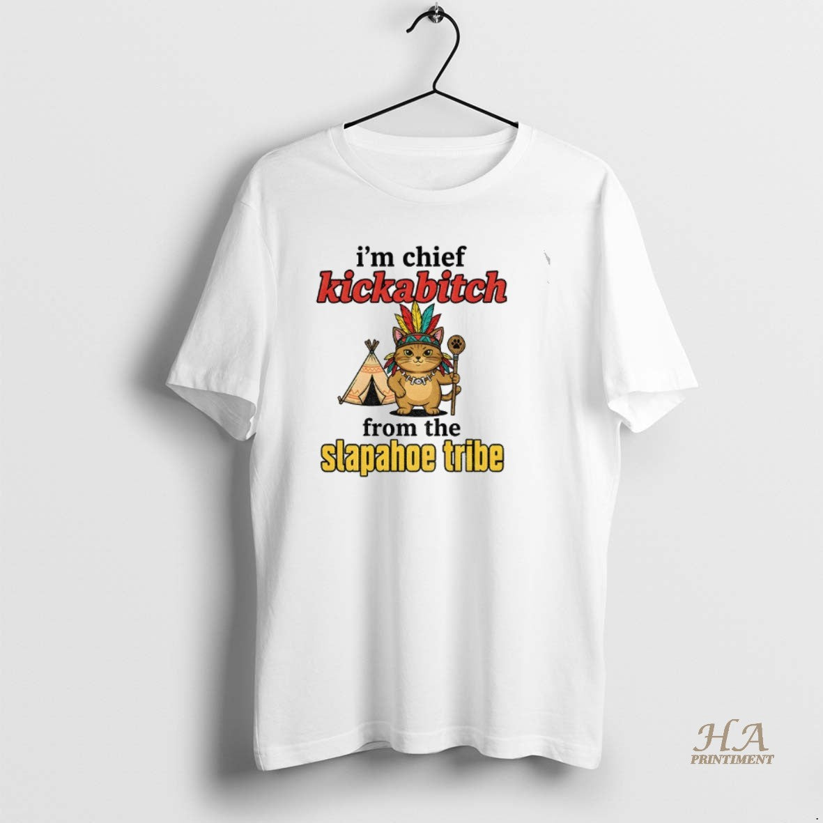 Official Catnative Im Chief Kickabitch From The Slapahoe Tribe Vintage T-Shirts, Hoodie, Sweatshirt | InkNestWear.com
