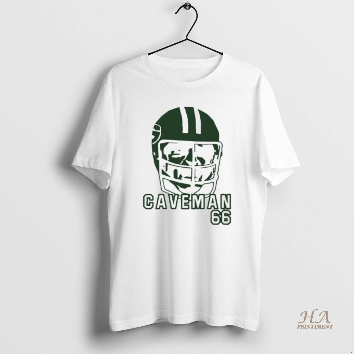 Official Caveman 66 Outline Helmet Green Bay Packers T-Shirts, Hoodie, Sweatshirt | InkNestWear.com