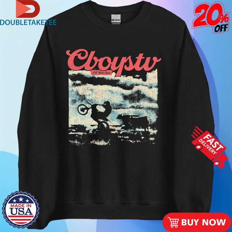 Cboystv Life Wide Open Wheelie Shirts