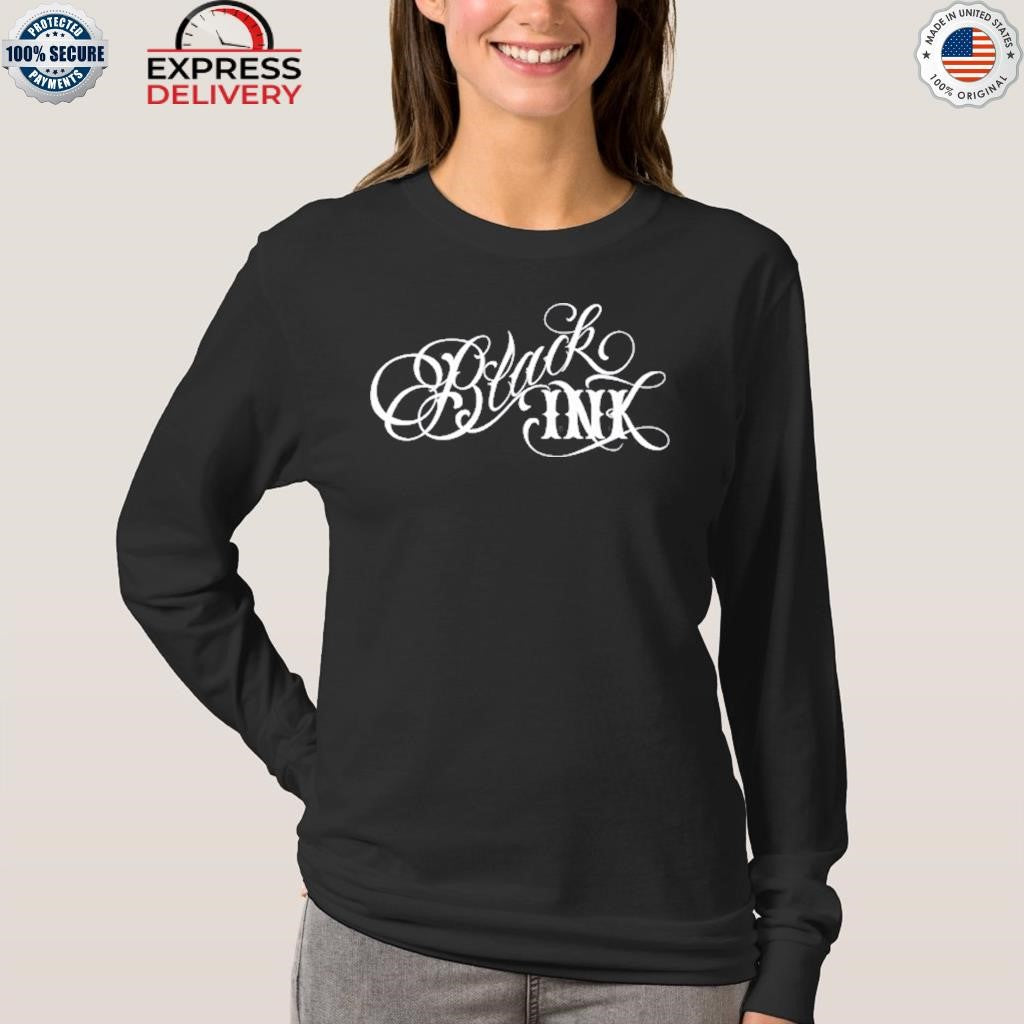 Ceaser Emanuel Black Ink Script Shirt