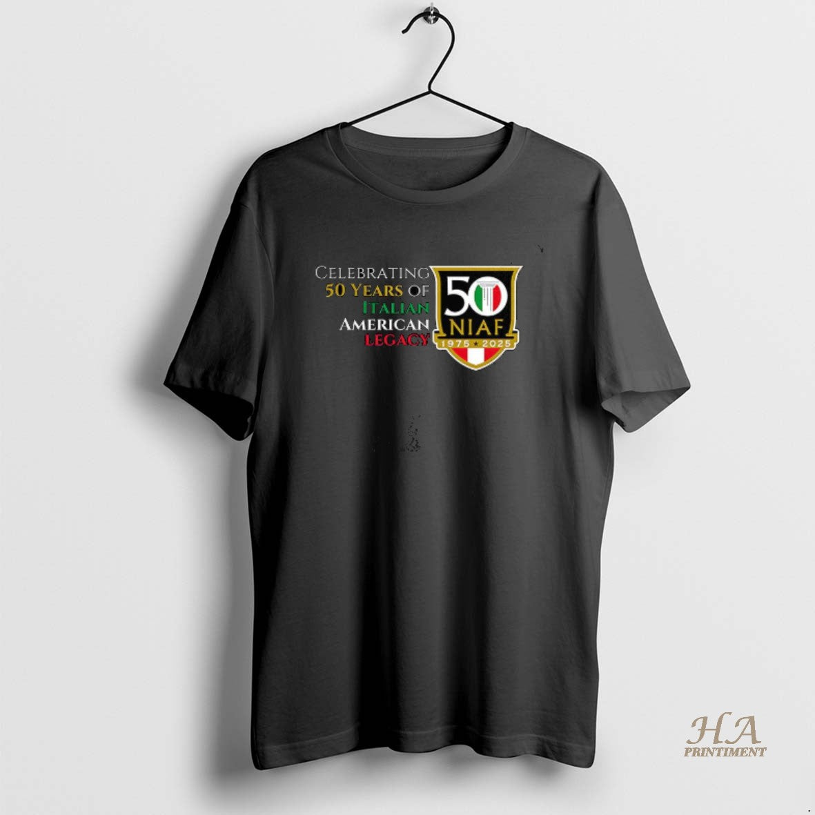 Official Celebrating 50 Years Of Italian American Legacy 1975 2025 T-Shirts, Hoodie, Sweatshirt | InkNestWear.com