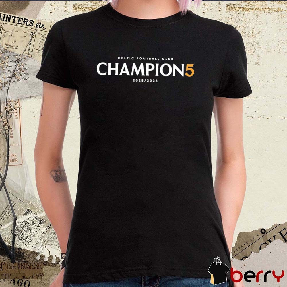 Celtics Football Club Pop Up Tees Champion 5 2025-2026 t-shirt