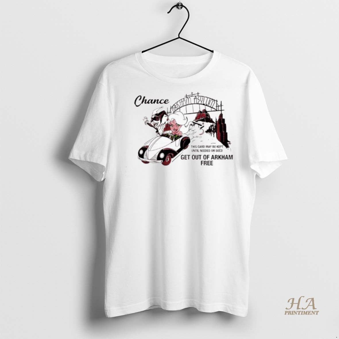 Official Chance This Card May Be Kept Until Needed Or Sold Get Out Of Arkham T-Shirts, Hoodie, Sweatshirt | InkNestWear.com