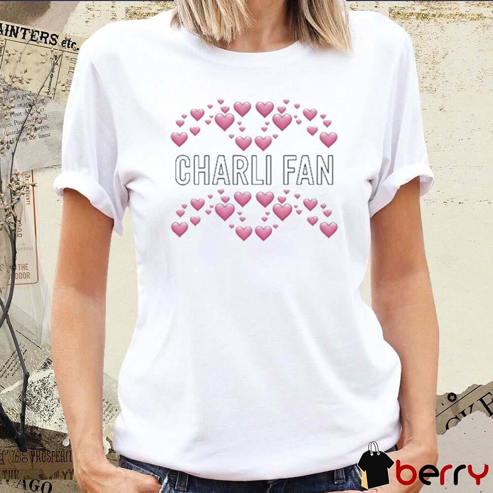 Charli Damelio Wearing Charli Fan t-shirt