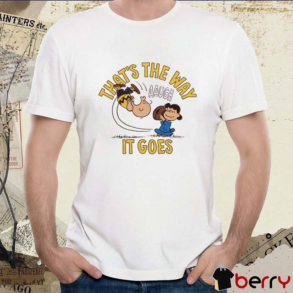 Charlie Brown Lucy Peanuts That’s The Way It Goes t-shirt
